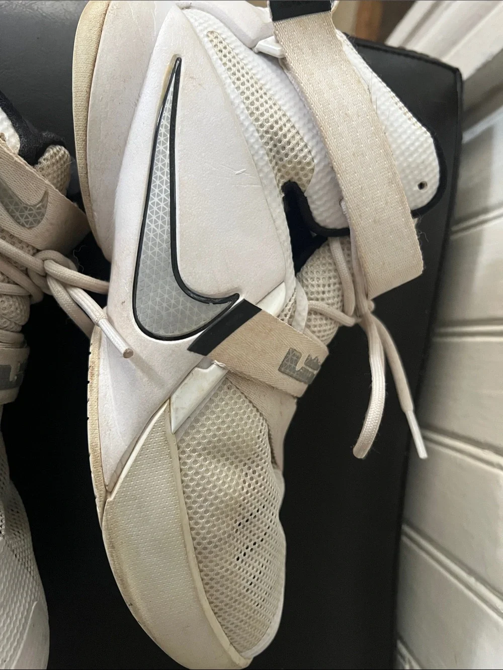 Nike LeBron Soldier 9 IX Basketball Sneakers with Gray Swoosh